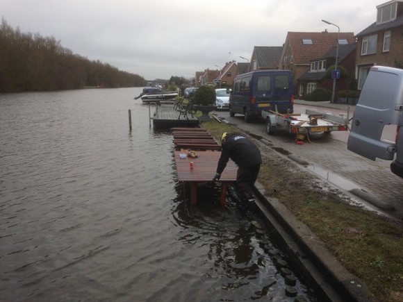 Constructie en plaatsing aanmeersteiger, Badhoevedorp