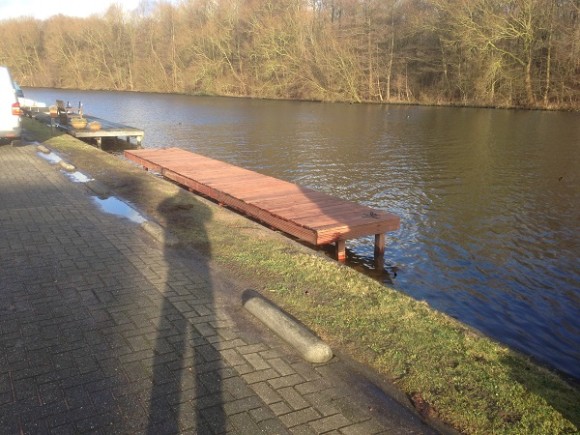 Constructie en plaatsing aanmeersteiger, Badhoevedorp