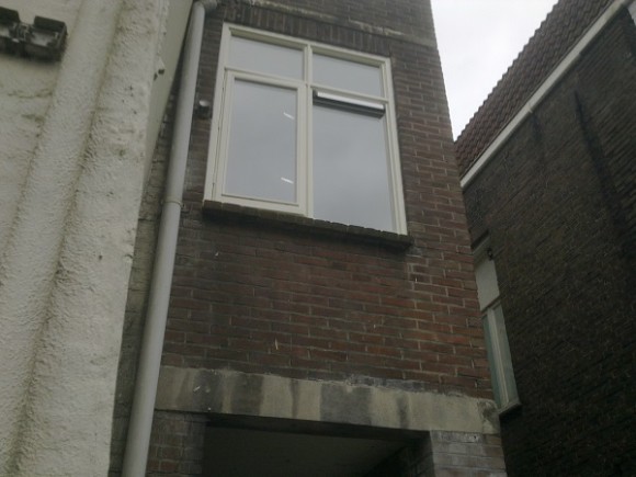 Houtreparatie en Schilderen van kozijn, Gorinchem